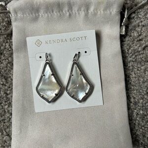 Kendra Scott Iridescent Silver Earrings